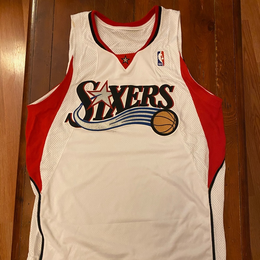 On Court Philadelphia 76ers Sixers NBA Jersey